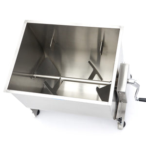 Vleesmenger 60 L - 55 Kg Vlees - Kantelbare Kom - Handmatig