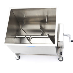 Vleesmenger 40 L - 35 Kg Vlees - Kantelbare Kom - Handmatig