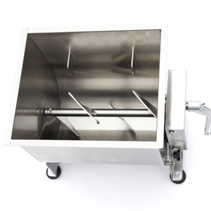 Vleesmenger 30 L - 25 Kg Vlees - Kantelbare Kom - Handmatig