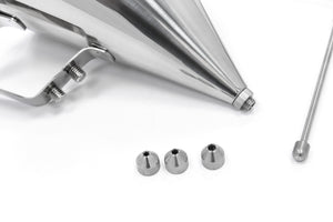 Beslagdispenser - 1,6 L - RVS - incl. Doseerknop