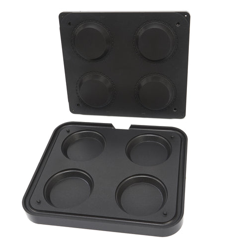 Tartelette Vorm - Rond - 124/ 100 mm - 4 stuks