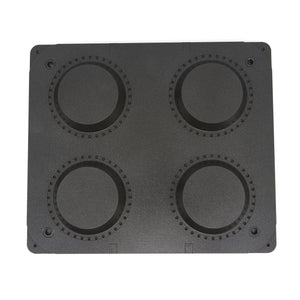 Tartelette Vorm - Rond - 124/ 100 mm - 4 stuks