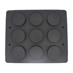 Tartelette Vorm - Cilinder - 80 mm - 9 stuks