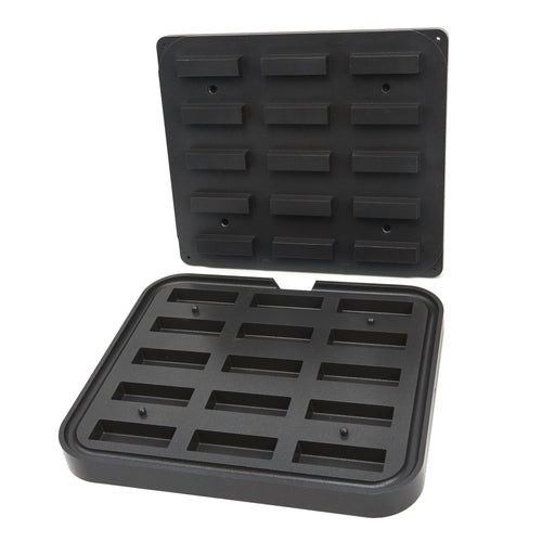 Tartelette Vorm - Rechthoek - 90x30/85x26 mm - 15 stuks