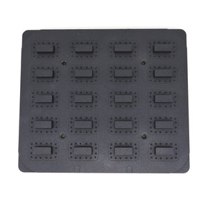 Tartelette Vorm - Rechthoek - 64x41/45x22 mm - 20 stuks