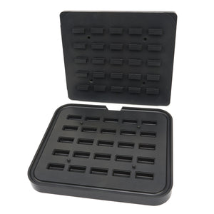 Tartelette Vorm - Rechthoek - 50x23/42x17 mm - 25 stuks