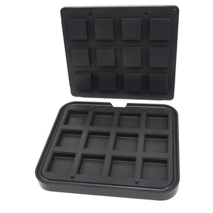 Tartelette Vorm - Vierkant - 72/62 mm - 12 stuks