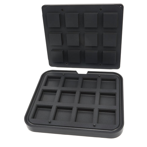 Tartelette Vorm - Vierkant - 72/62 mm - 12 stuks