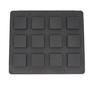 Tartelette Vorm - Vierkant - 72/62 mm - 12 stuks