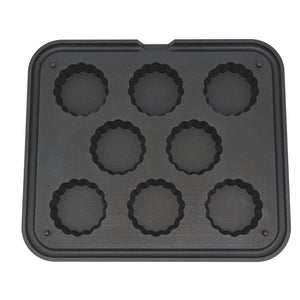 Tartelette Vorm - Gegolfd - 84/71 mm - 8 stuks