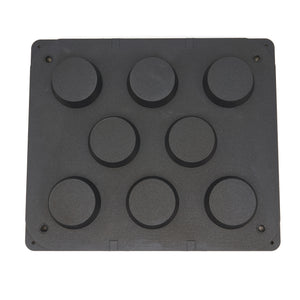 Tartelette Vorm - Gegolfd - 84/71 mm - 8 stuks