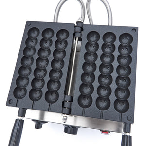 Wafelijzer - 3 Stuks - Lolly Emoji Wafel