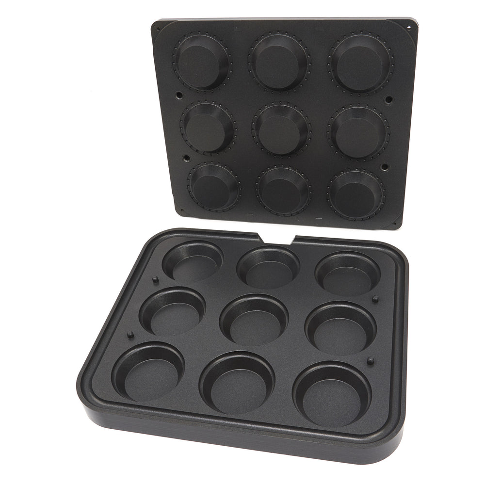 Tartelette Vorm - Rond - 89/65 mm - 9 stuks