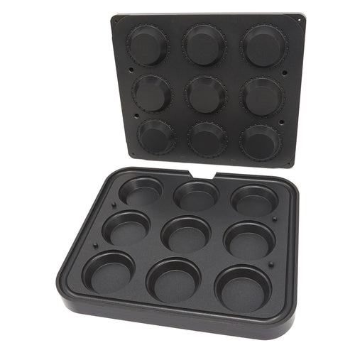 Tartelette Vorm - Rond - 89/65 mm - 9 stuks