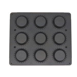 Tartelette Vorm - Rond - 89/65 mm - 9 stuks