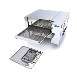 Pizza Oven met Transportband - 2 Pizza's Ø 20 cm - 30 Pizza's/U