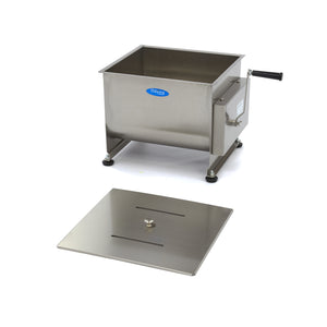 Vleesmenger - 30 L - 25 Kg Vlees - Dubbele As - Handmatig