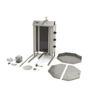 Shoarma Grill - 3 Branders - 30 Kg Vlees - Elektrisch