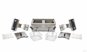 Frituurpan - 2x 16 L - 2 Manden - met Tapkraan