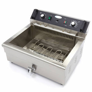 Frituurpan - 20 L - 1 Mand - met Tapkraan
