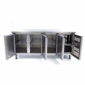 Koelwerkbank - 180 cm - 3 Deuren