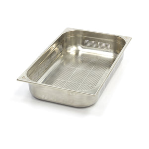 Gastronorm Bak - 1/1 GN - 10 cm Diep - RVS - Geperforeerd