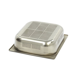 Gastronorm Bak - 2/3 GN - 10 cm Diep - RVS - Geperforeerd